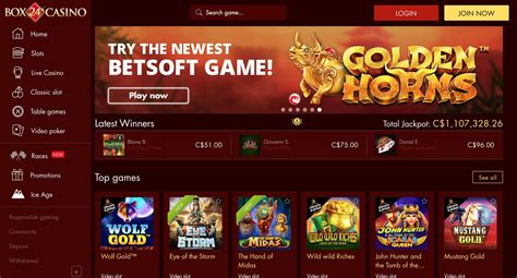 Box24 online casino This is where the style of gameplay found in the Box24 casino games lives up to the promise that some players may have with respect to online casino games